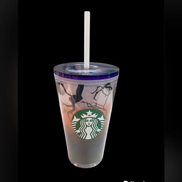 NWT Starbucks glow in the dark Halloween tumbler - Picture 1 of 6